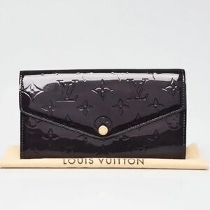 Louis Vuitton Sarah Vernis Amarante Wallet